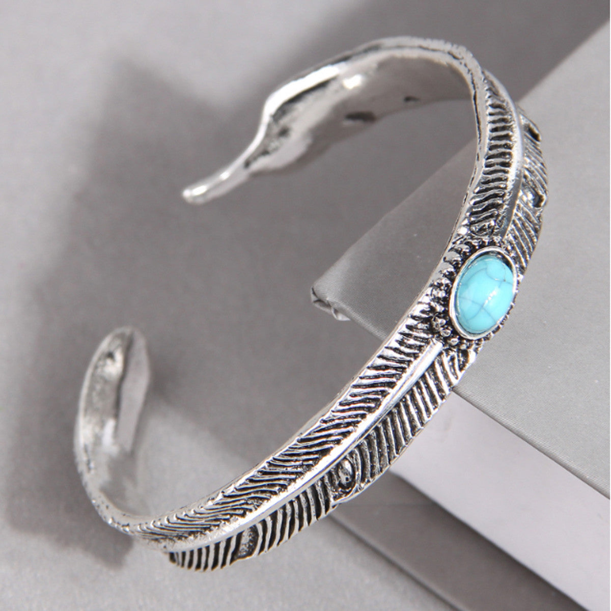 Damen Armreif Altsiler Boho Stil KARMA