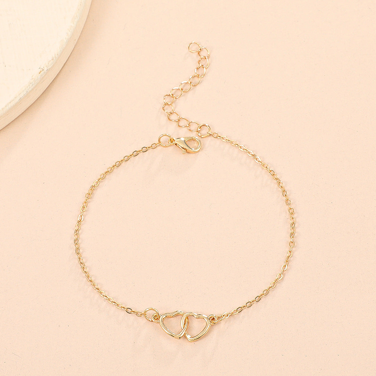 Fußkettchen Gold mit Herz KARMA