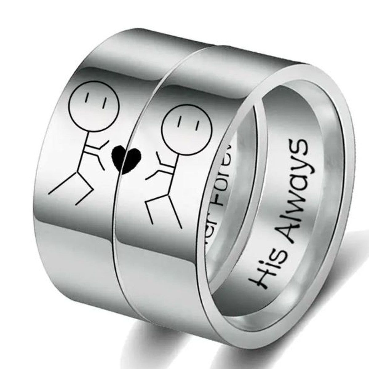 Partnerketten Ringe silber KARMA