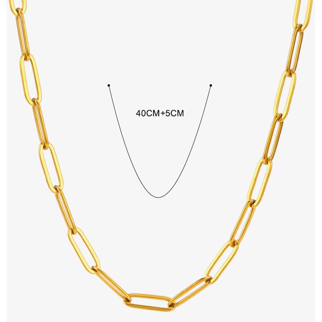 Gliederkette Damen Gold aus Edelstahl KARMA