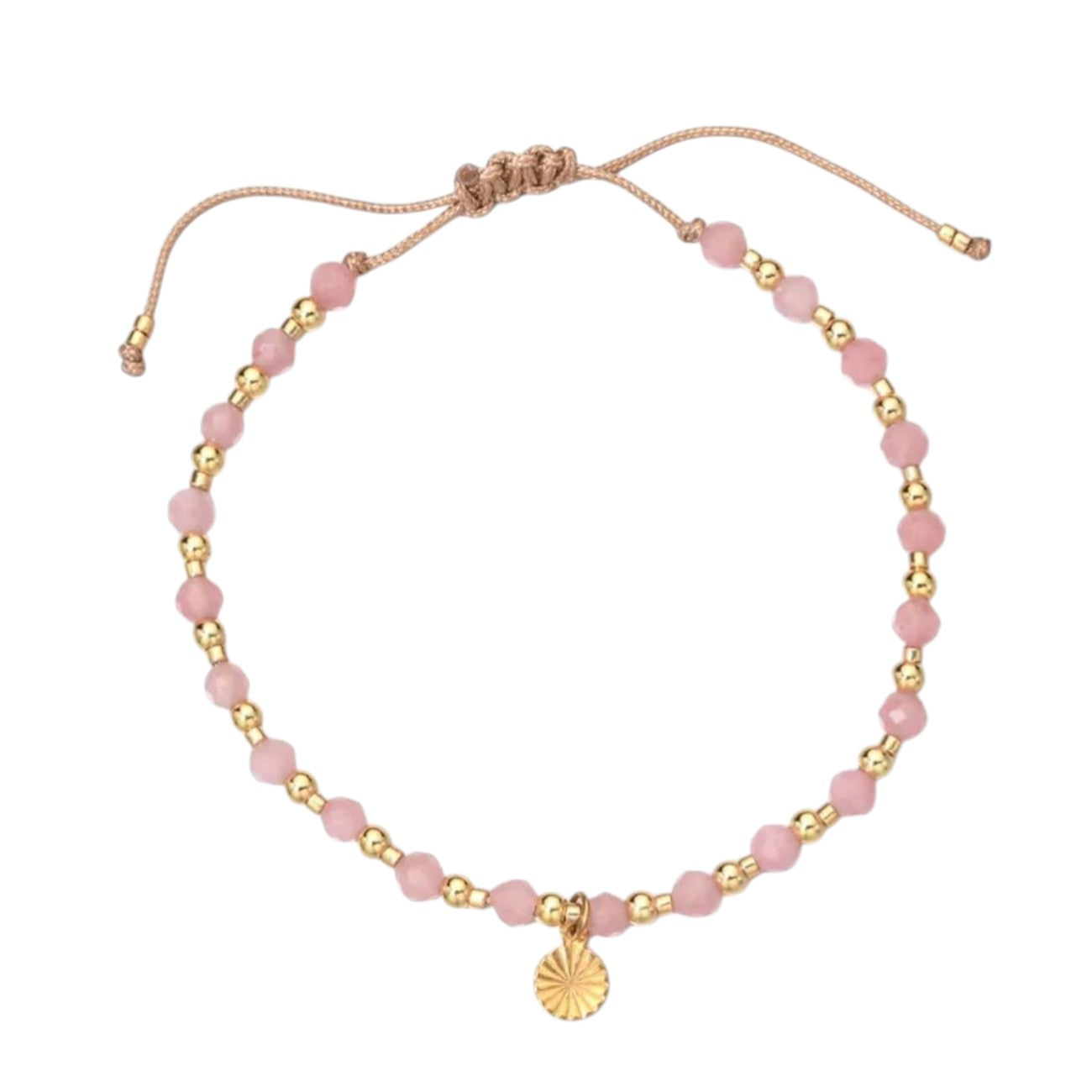 Armband mit Achat Rosa odere Grün KARMA