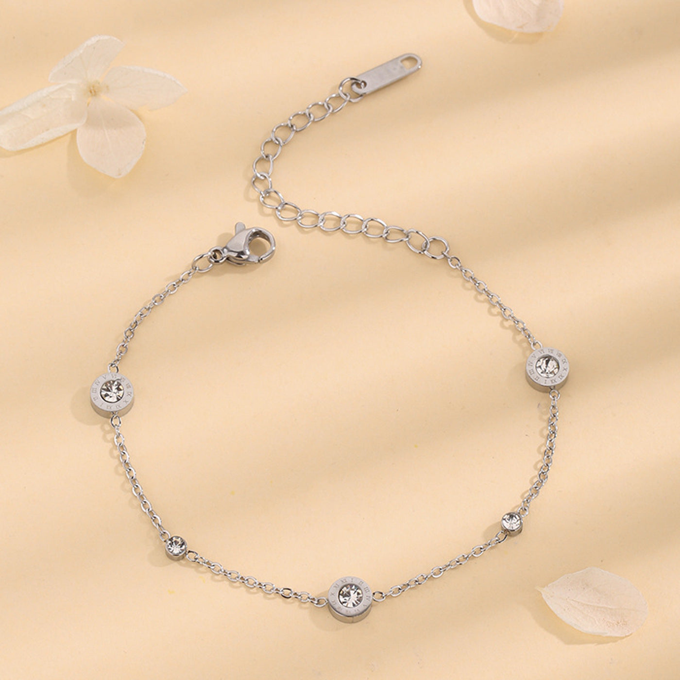 Armband Damen Medaillon Silber oder Gold KARMA