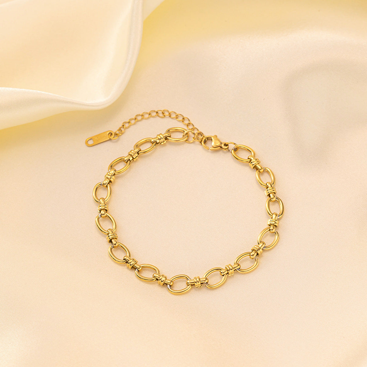 Gliederarmband Damen Silber oder Gold KARMA