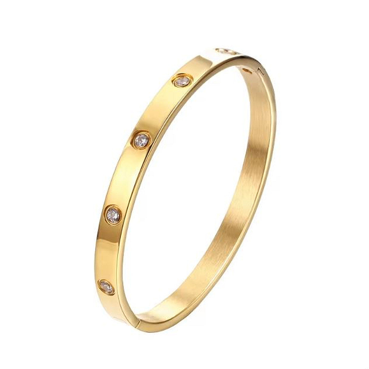 Damenarmreif Gold Karma