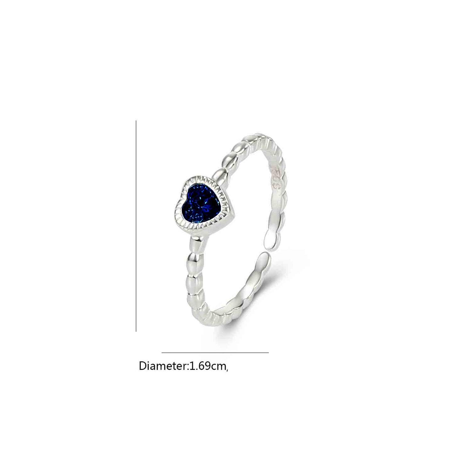 Damenring Heart Silber 925 Karma