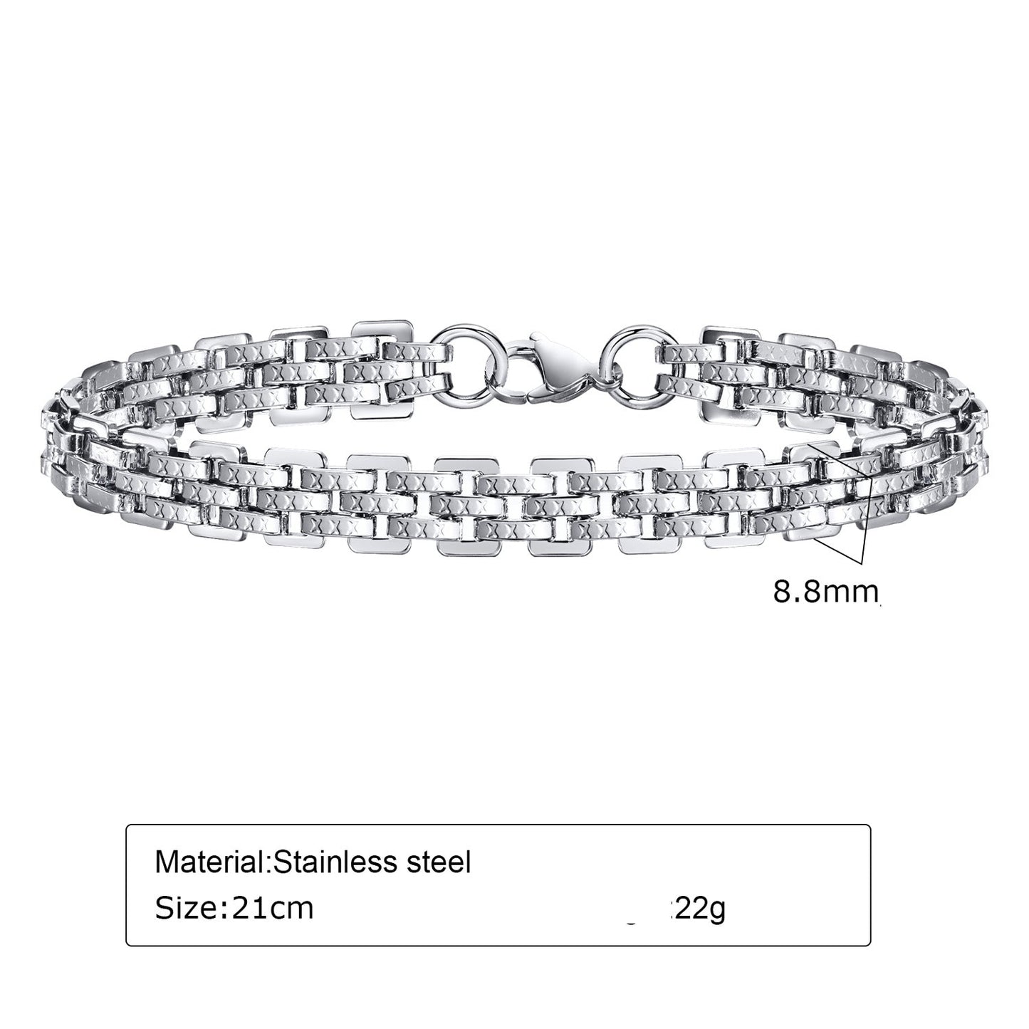 Armband Herren Edelstahl KARMA