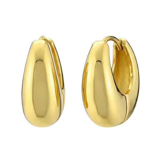 Creolen Ohrringe Damen Gold modern KARMA