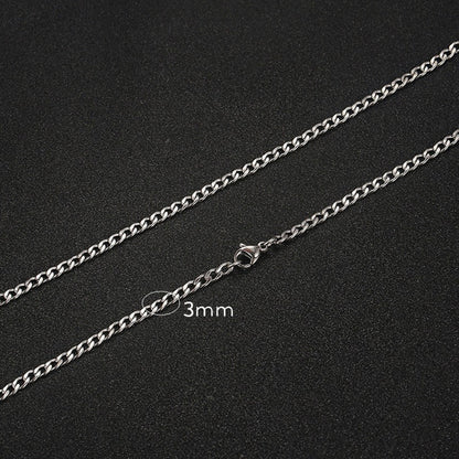 Edelstahlkette 50cm, 55 cm oder 60 cm KARMA
