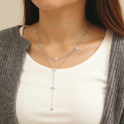 Layeringkette Sterne Silber oder Gold KARMA