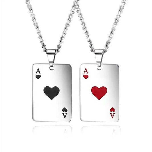 Partnerketten Set Cards Karma