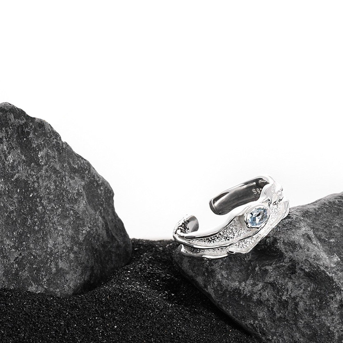 Damenring mit Zirkon Silber 925 KARMA