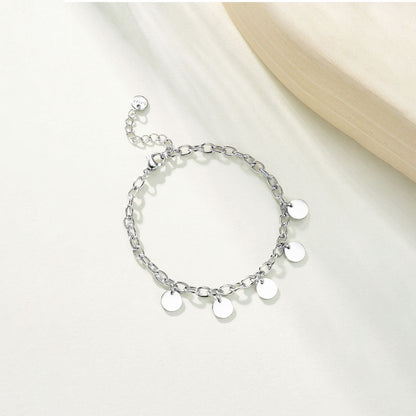 Damenarmband mit Charms Silber KARMA