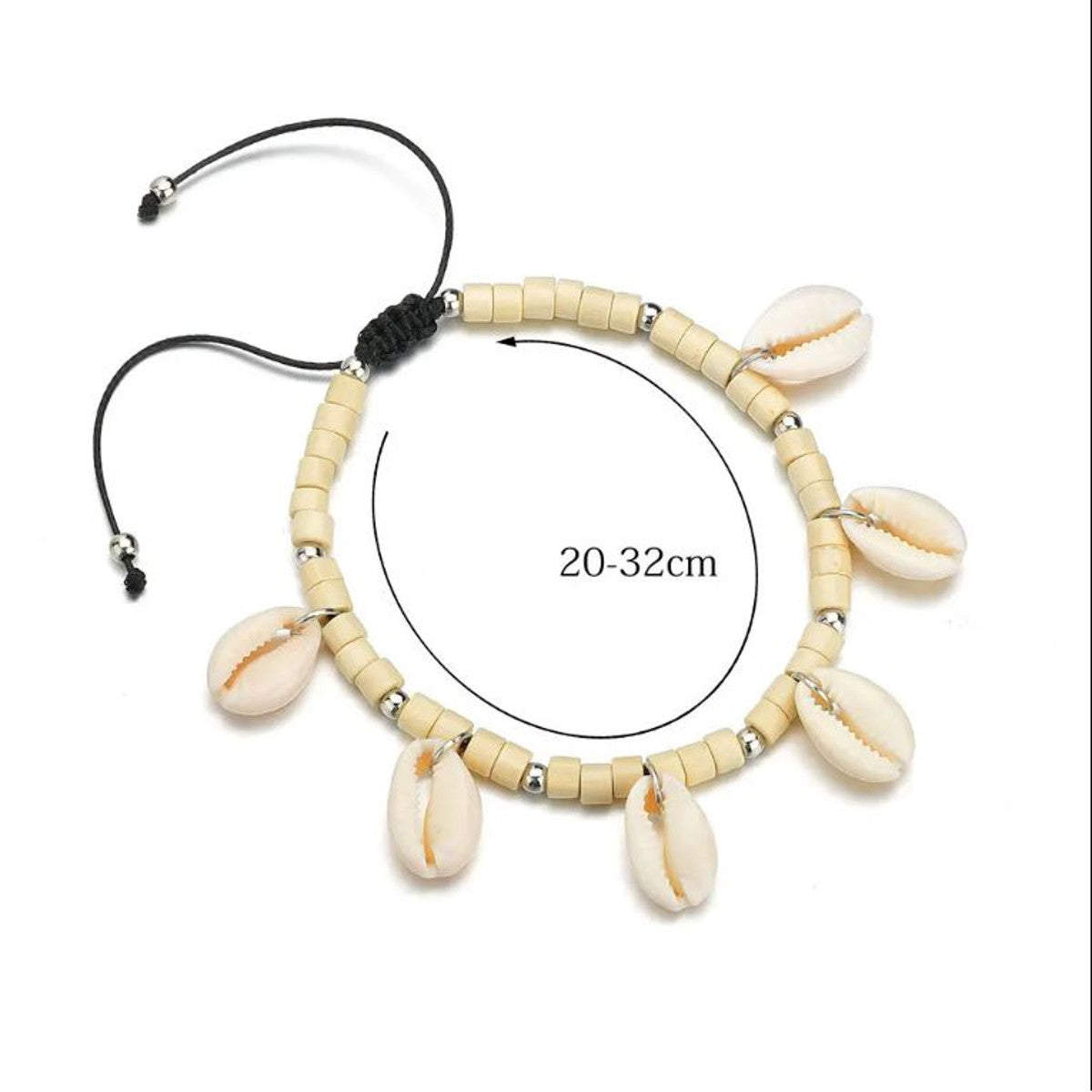 Fußkettchen Muscheln KARMA