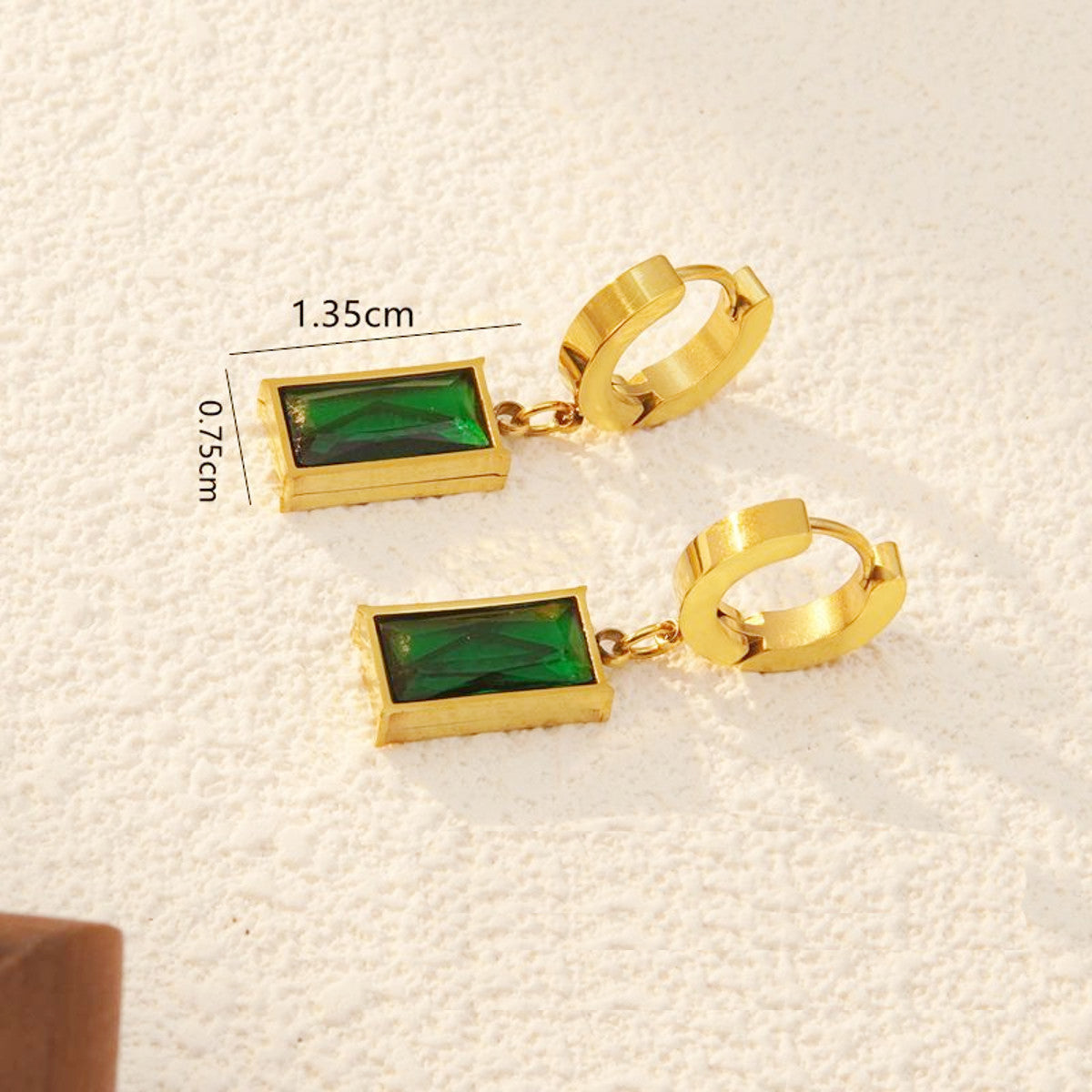 Schmuckset Gold Grün Karma