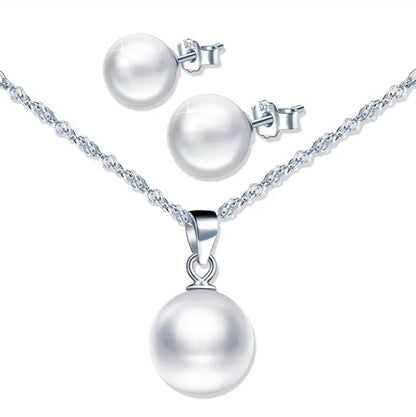 Schmuckset Perlen Silber 925 Karma