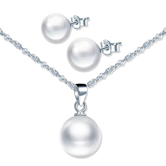 Schmuckset Perlen Silber 925 Karma