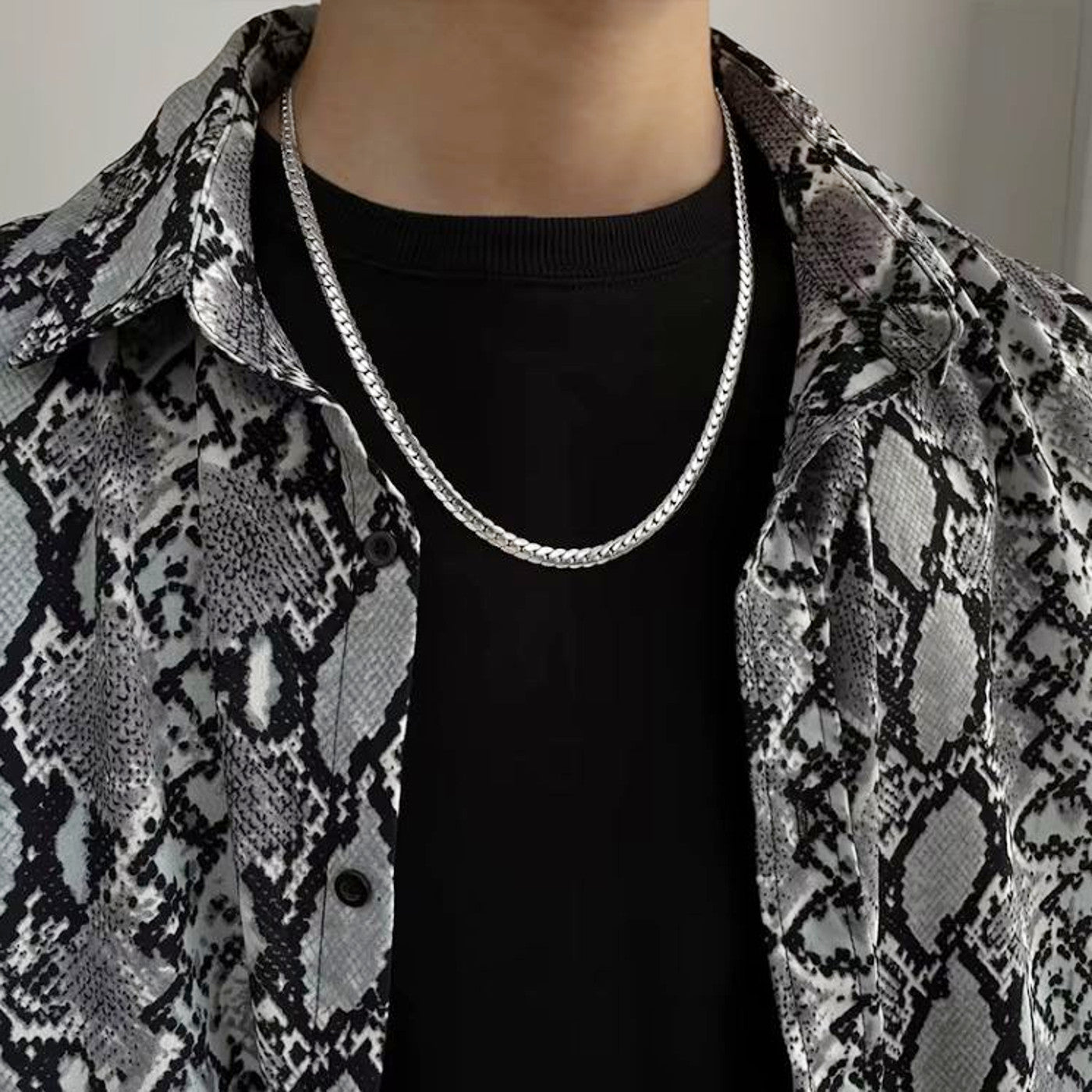 Schlangenkette Herren 50, 55 oder 60 cm Kette Herren KARMA