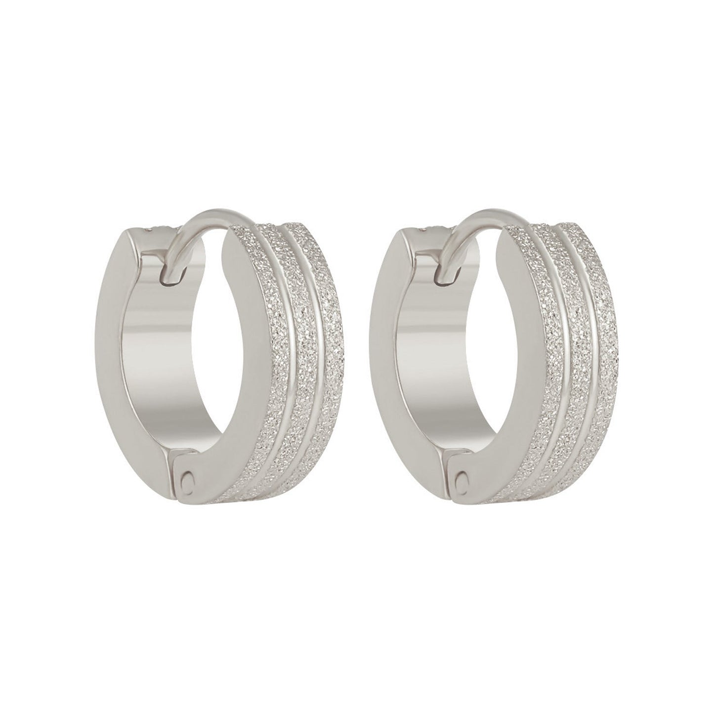 Creolen Edelstahl Gold oder Silber KARMA