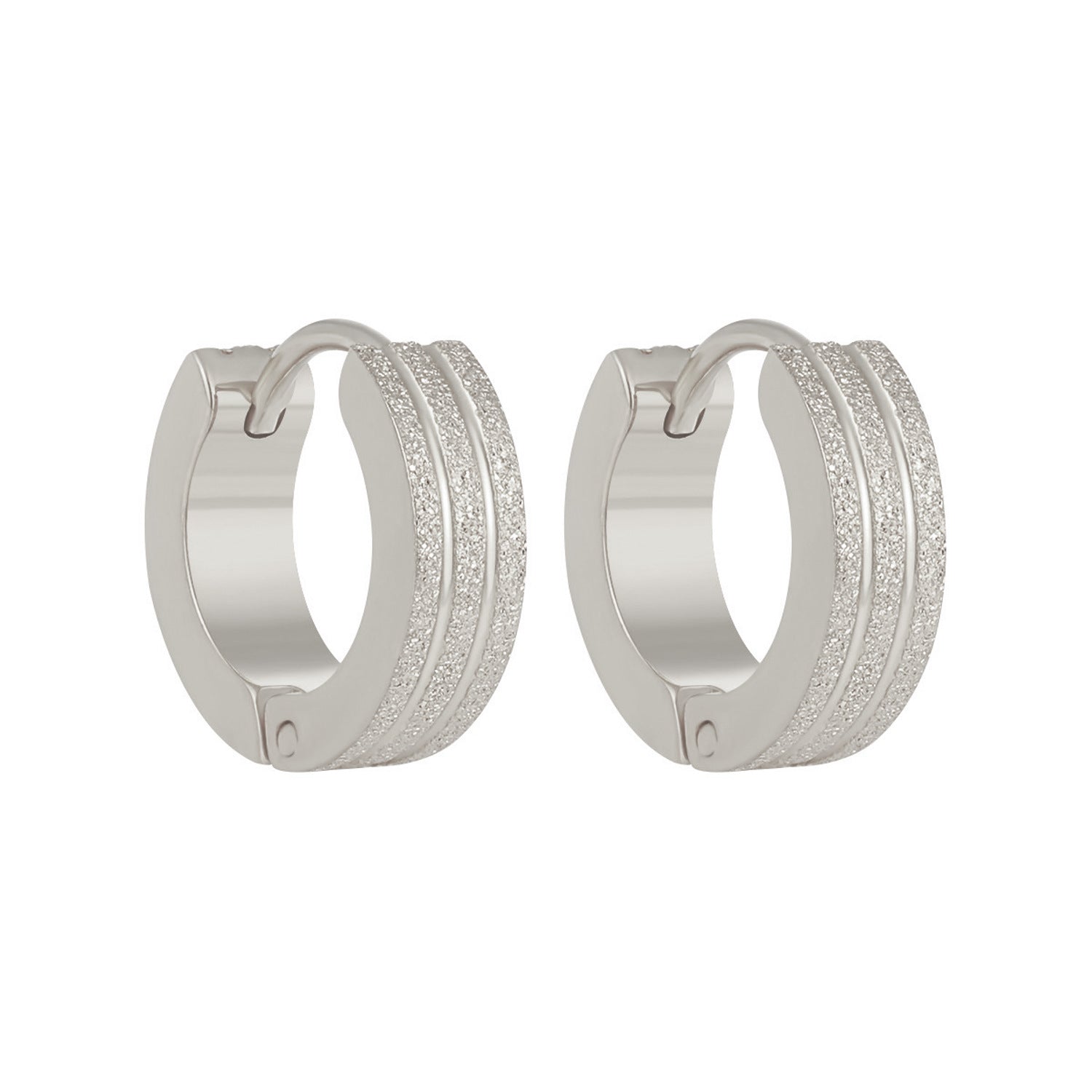 Creolen Edelstahl Gold oder Silber KARMA