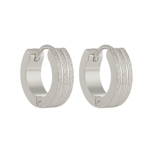 Creolen Edelstahl Gold oder Silber KARMA