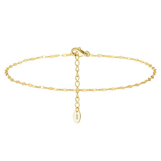 Fußkettchen Silber 925 vergoldet KARMA