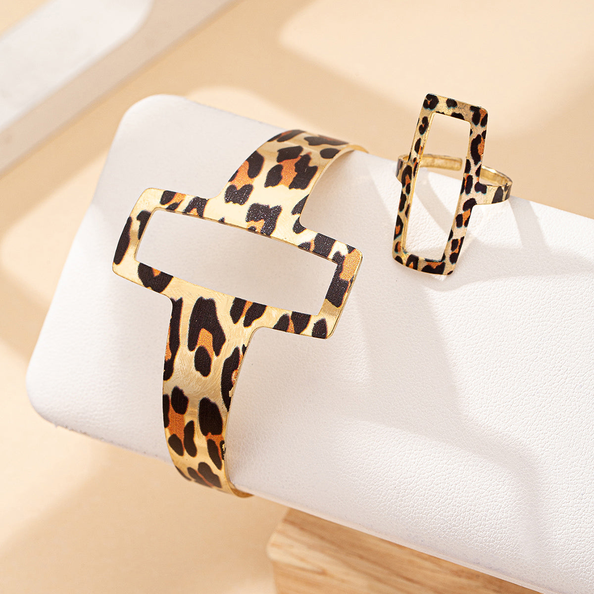Schmuckset Leopard braun gold KARMA