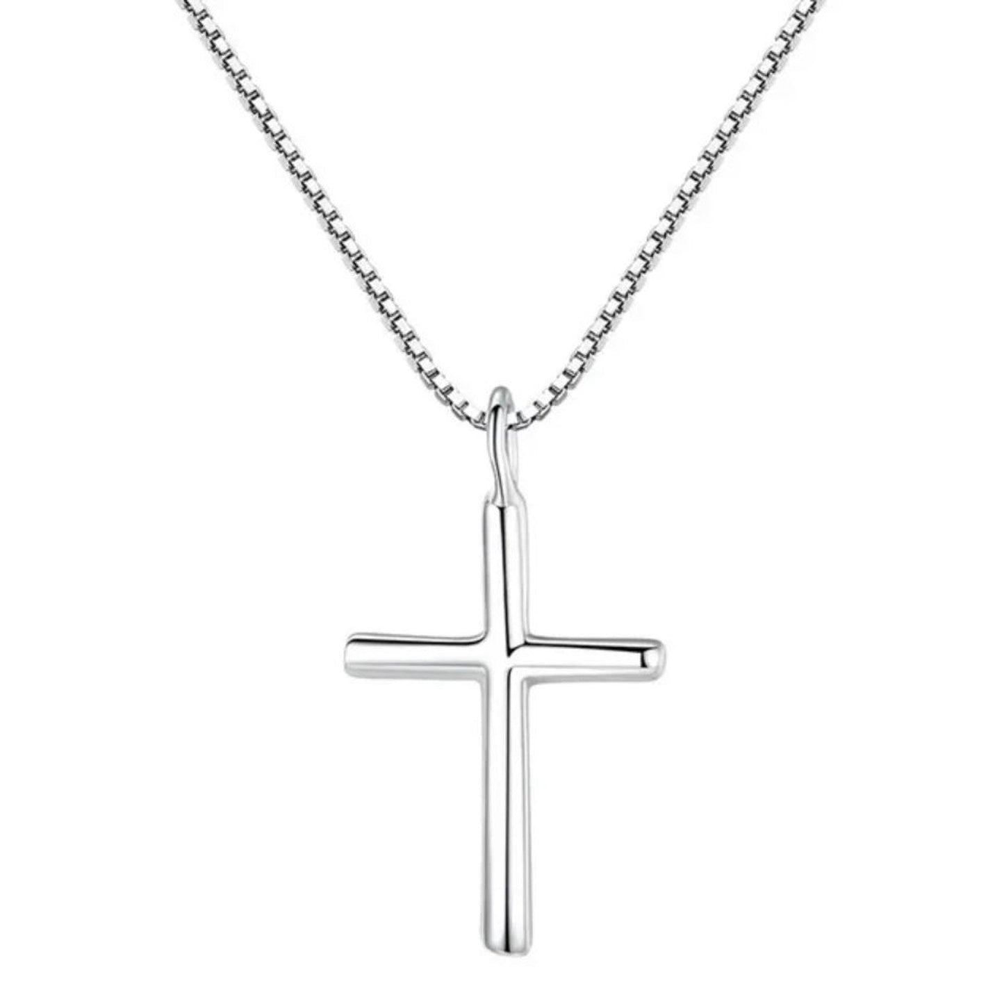 Damenkette mir Kreuzanhänger Silber 925 KARMA
