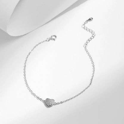 Damenarmband Silber 925 mit Herz KARMA