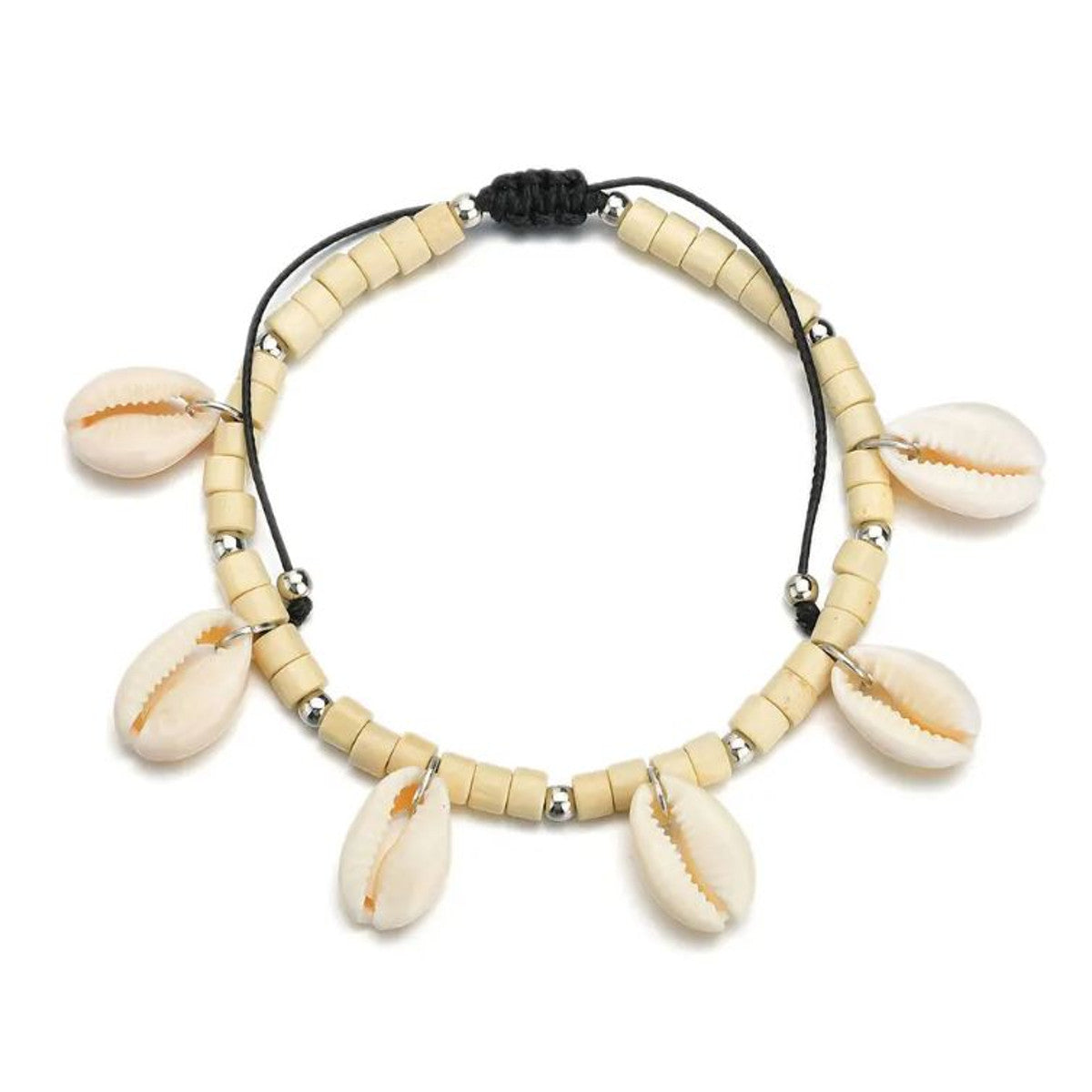 Fußkettchen Muscheln KARMA