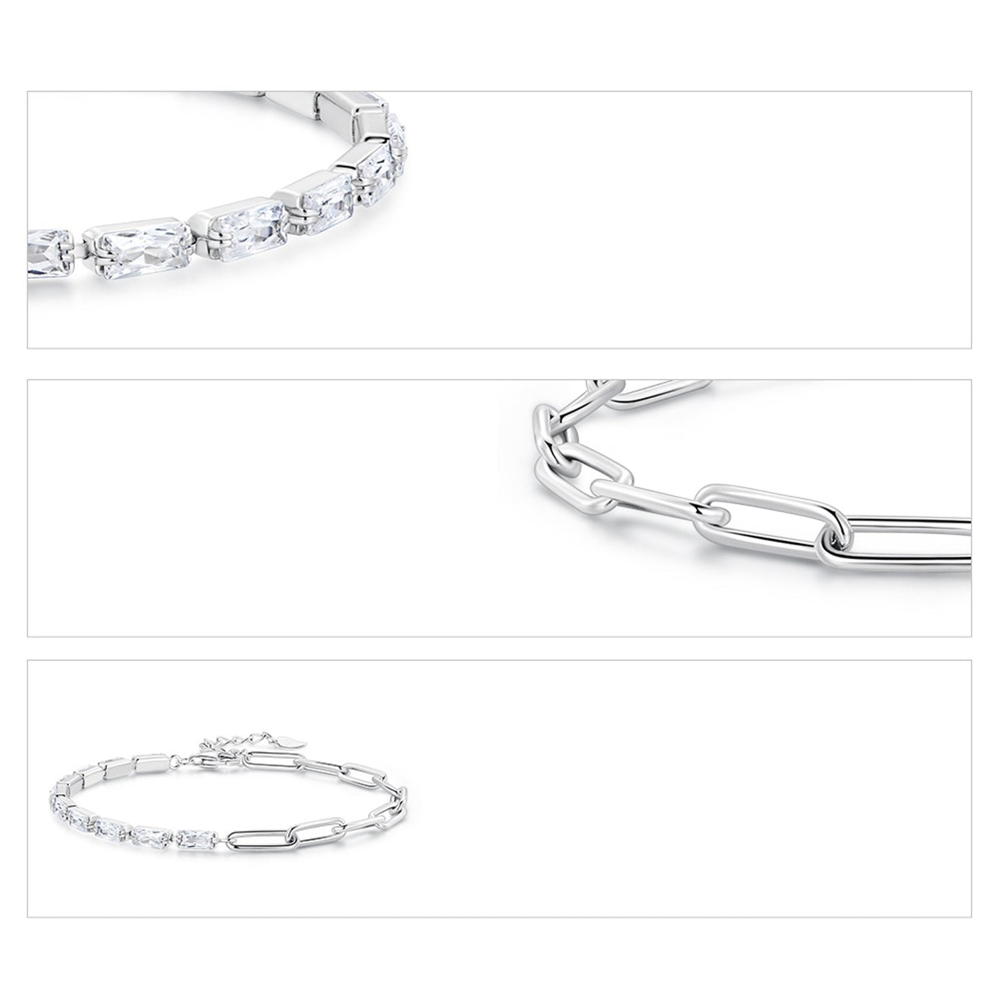 Armband mit Zirkon aus Silber 925 KARMA