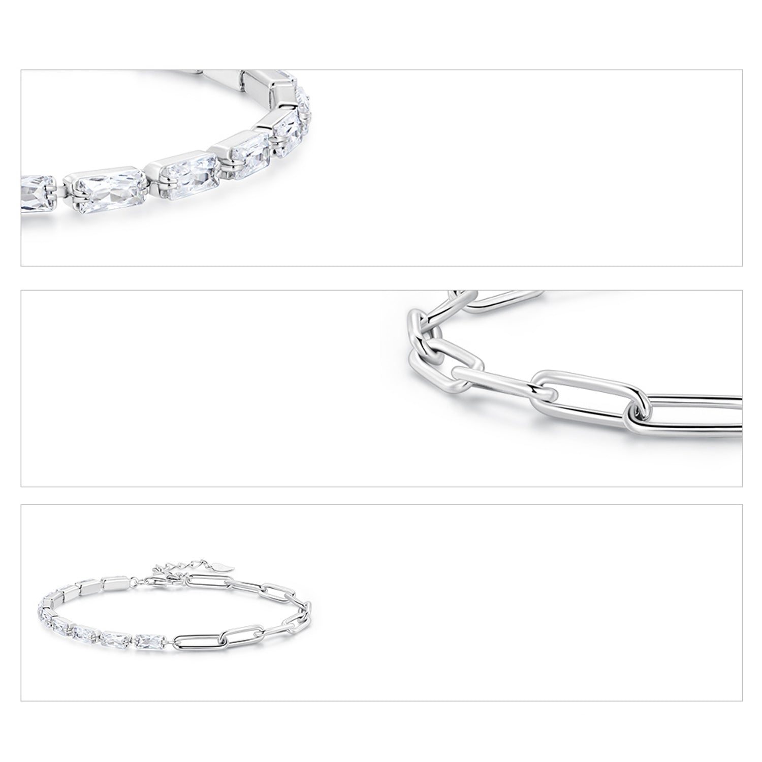 Armband mit Zirkon aus Silber 925 KARMA