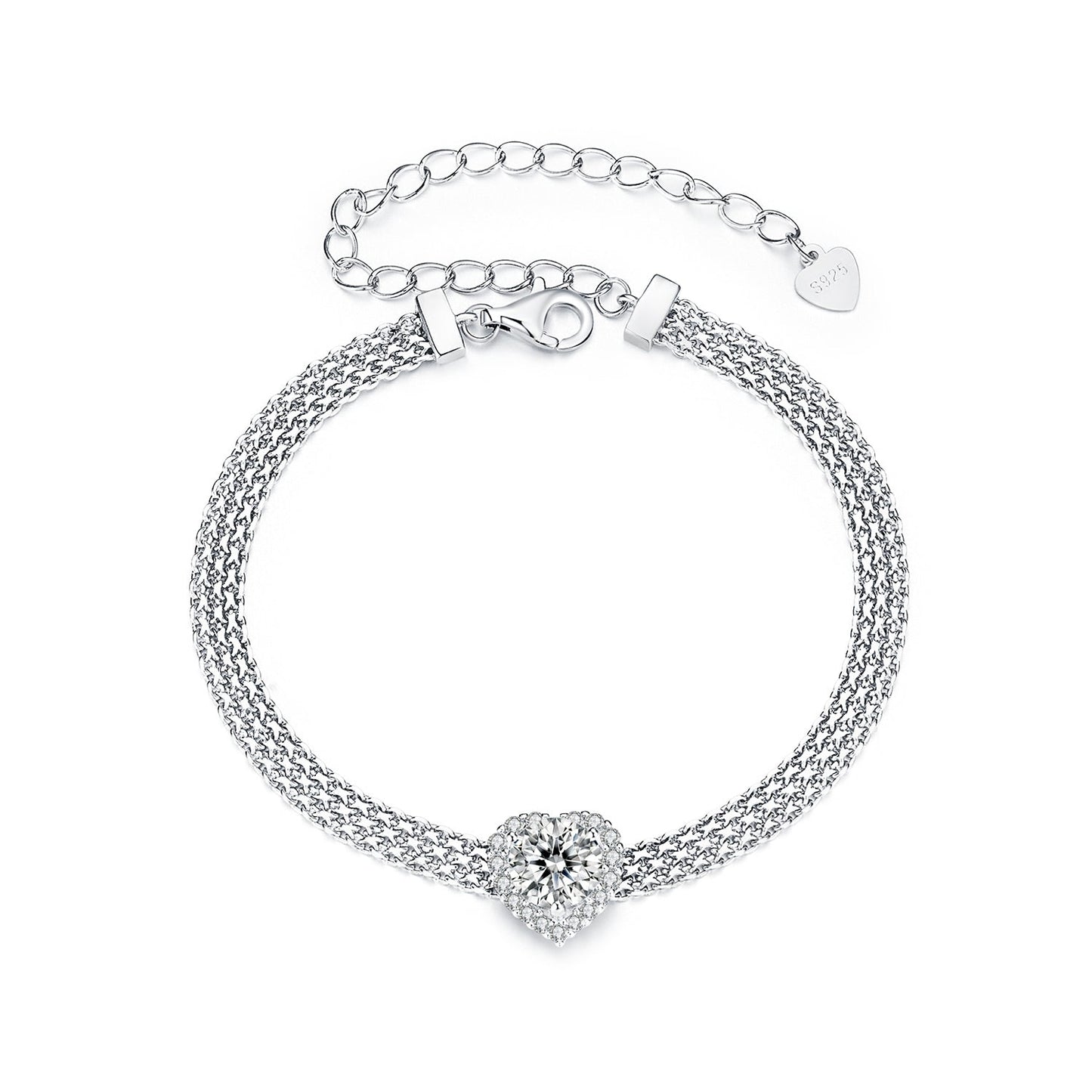 Armband Moissanite Silber925 KARMA