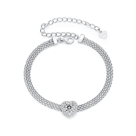 Armband Moissanite Silber925 KARMA