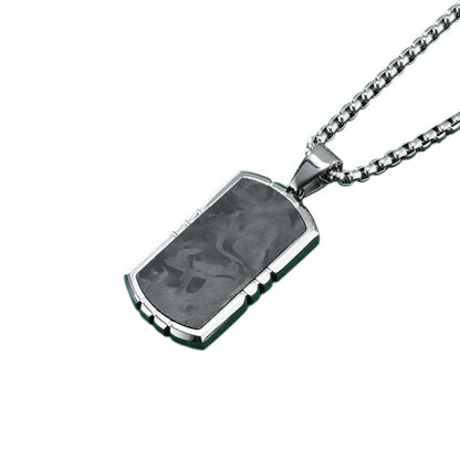 Halskette mit Anhänger für Herren aus Edelstahl KARMA