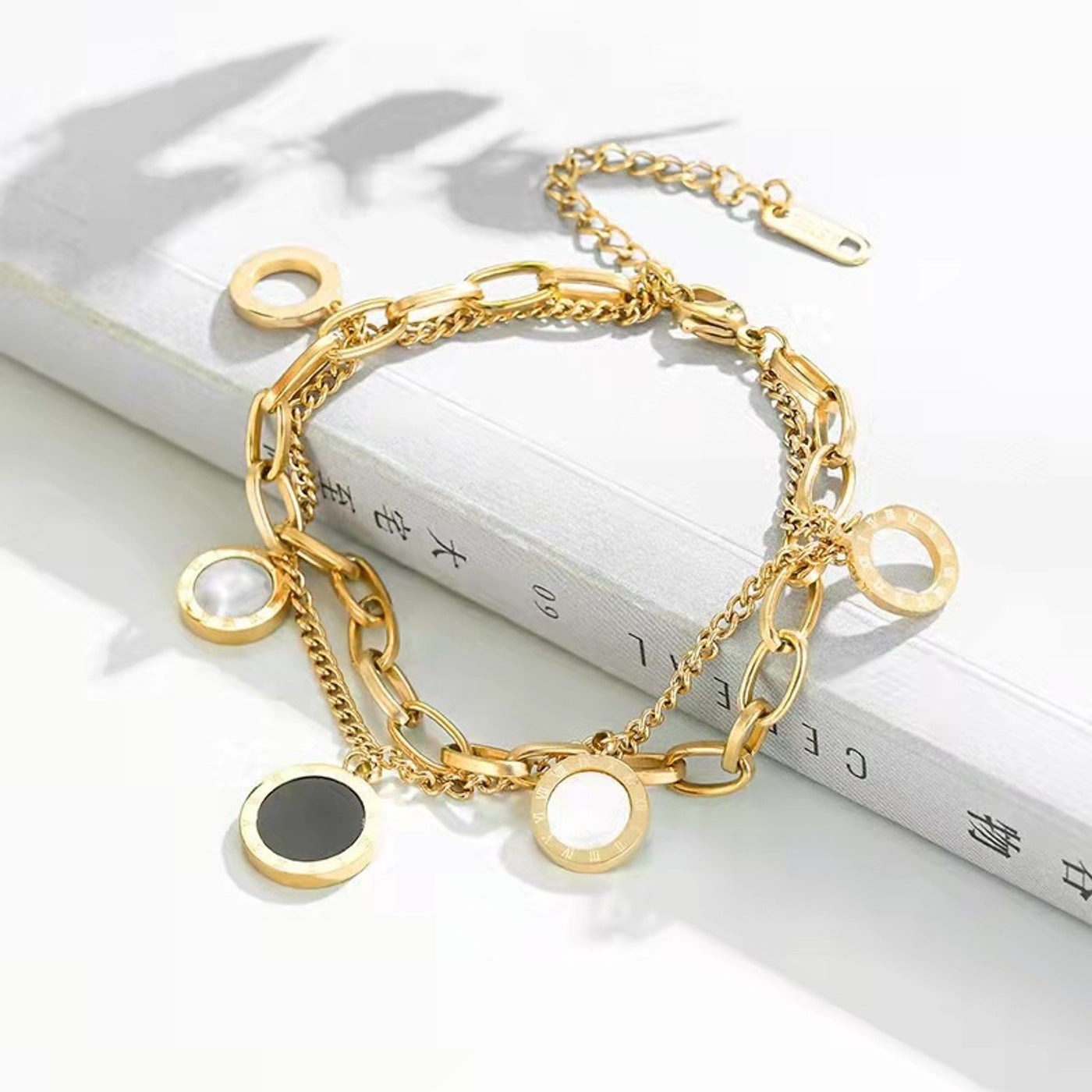 Armband mit Charms Silber oder Silber KARMA