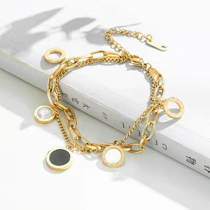 Armband mit Charms Silber oder Silber KARMA