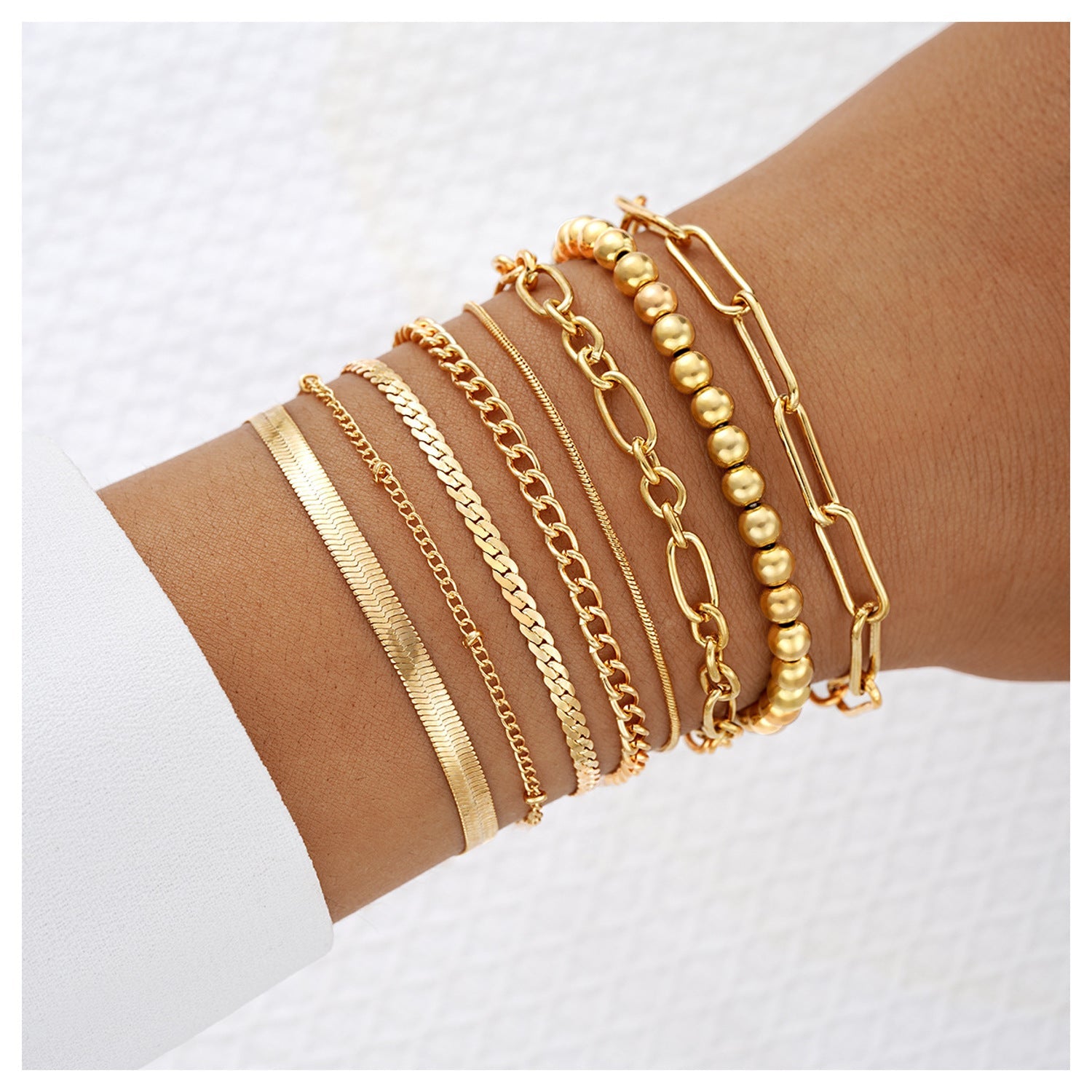 Schmuckset Armbandset Gold oder Silber KARMA