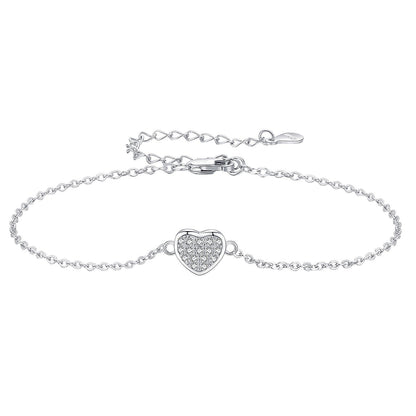 Damenarmband Silber 925 mit Herz KARMA