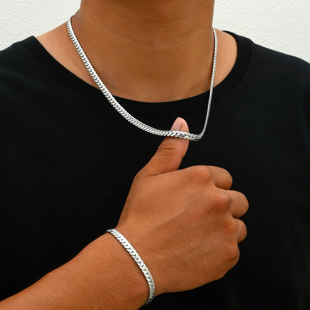 Schmuckset Herren Silber KARMA