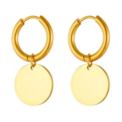 Ohrringe Coins gold oder Silber Karma