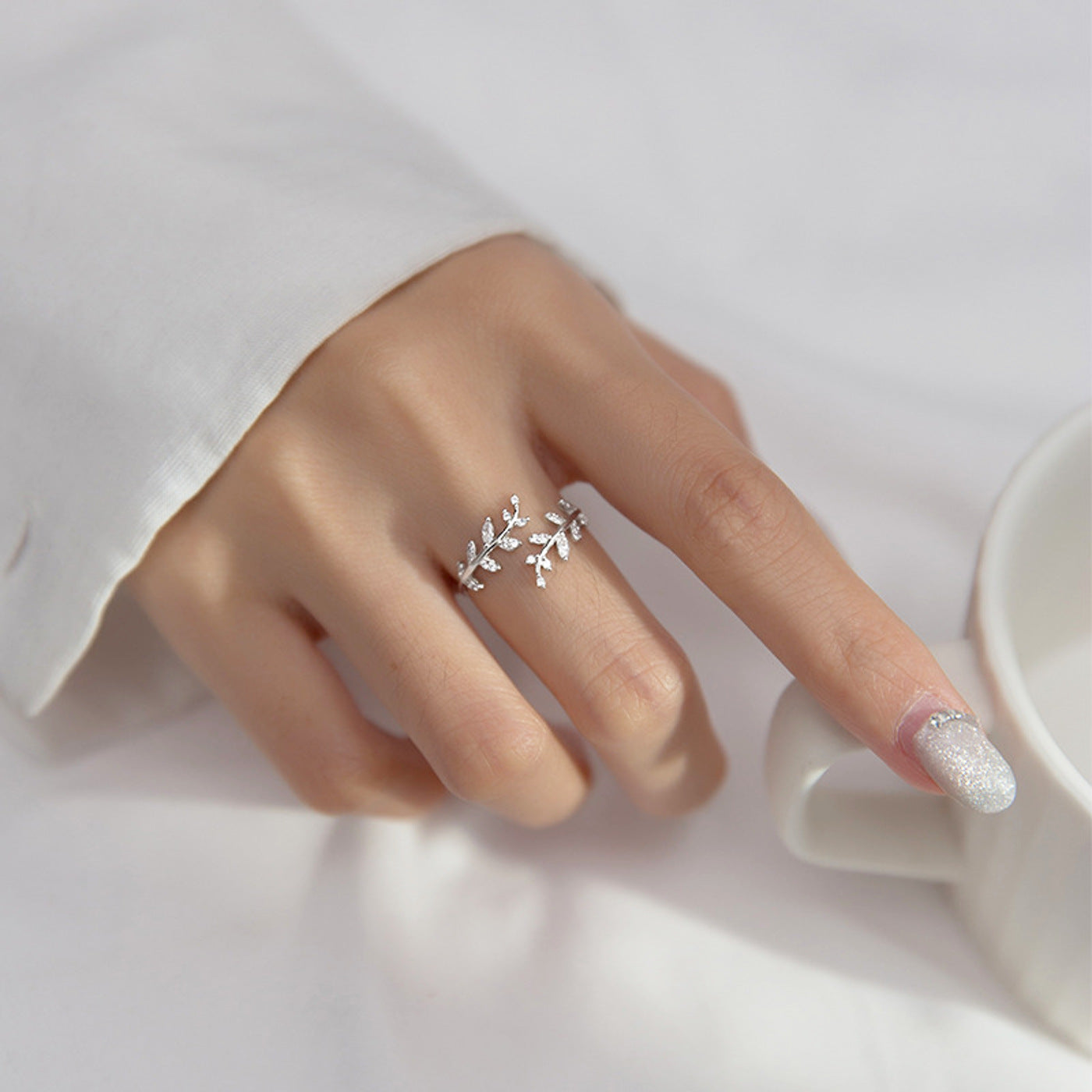 Damenring Offen Sterlingsilber 925 KARMA