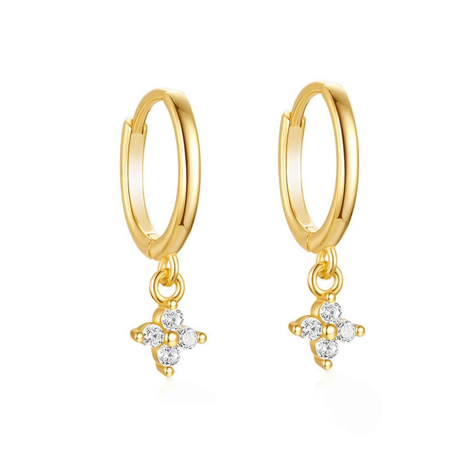 Ohrringe Gold Zirkon KARMA