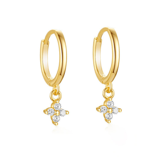 Ohrringe Gold Zirkon KARMA