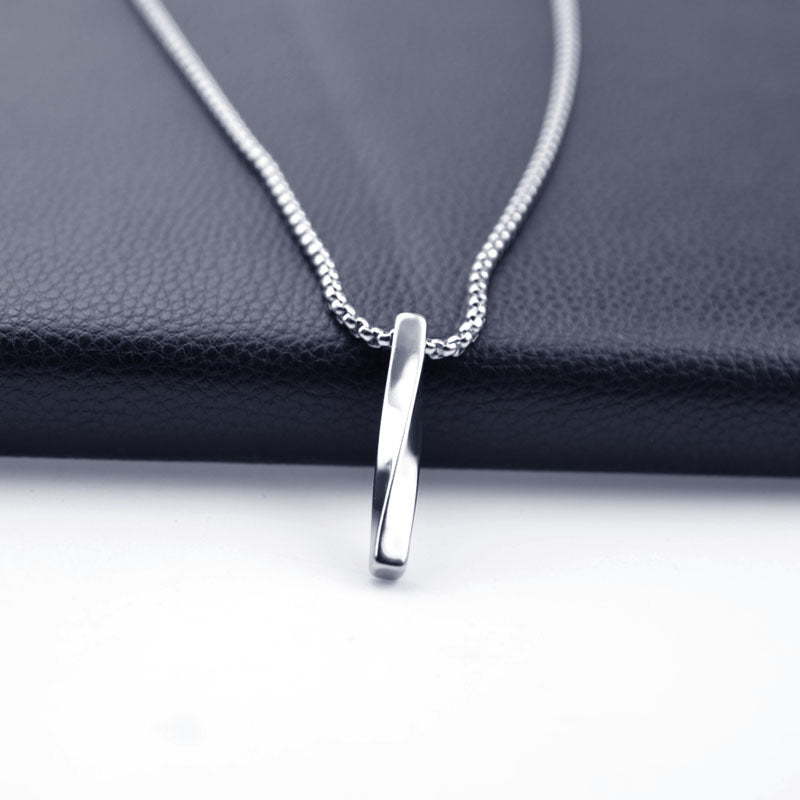 Halskette Silber mit Anhänger KARMA