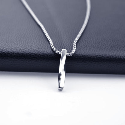 Halskette Silber mit Anhänger KARMA