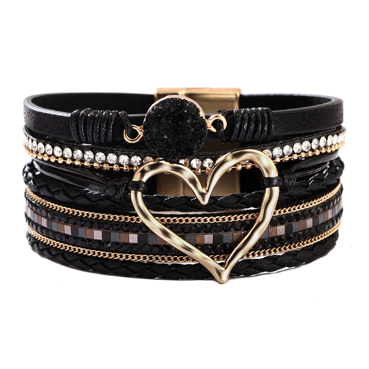 Lederarmband verschiedene Farben Karma