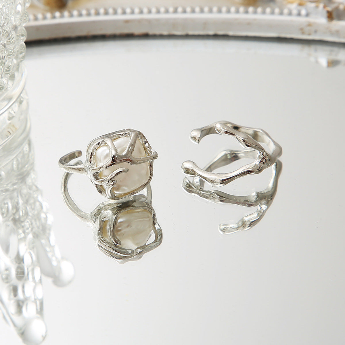 Ring Set Silber oder Gold KARMA