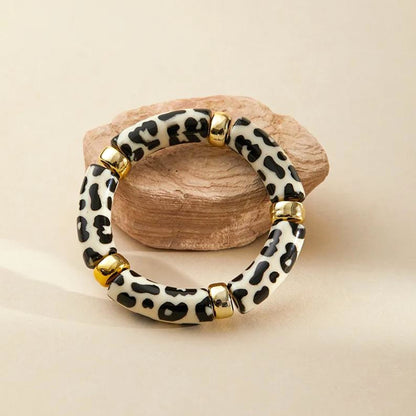 Armband Acryl Leo Bernstein vers. Farben modern dehnbar KARMA