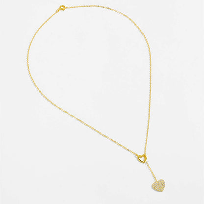 Halskette mit Herzen Silber 925 Gold oder Silber KARMA