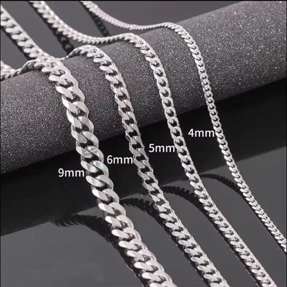 Panzerkette Edelstahl 4 mm, 5 mm, 6mm oder 9mm KARMA